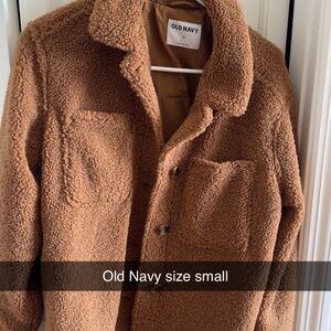 Teddy Jacket Women’s Old Navy size small